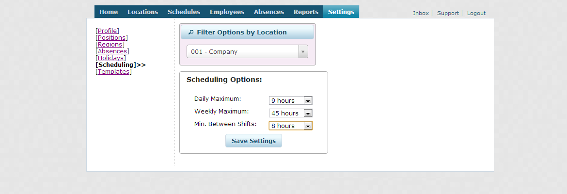 FAQ – How do I set a time interval between shifts?